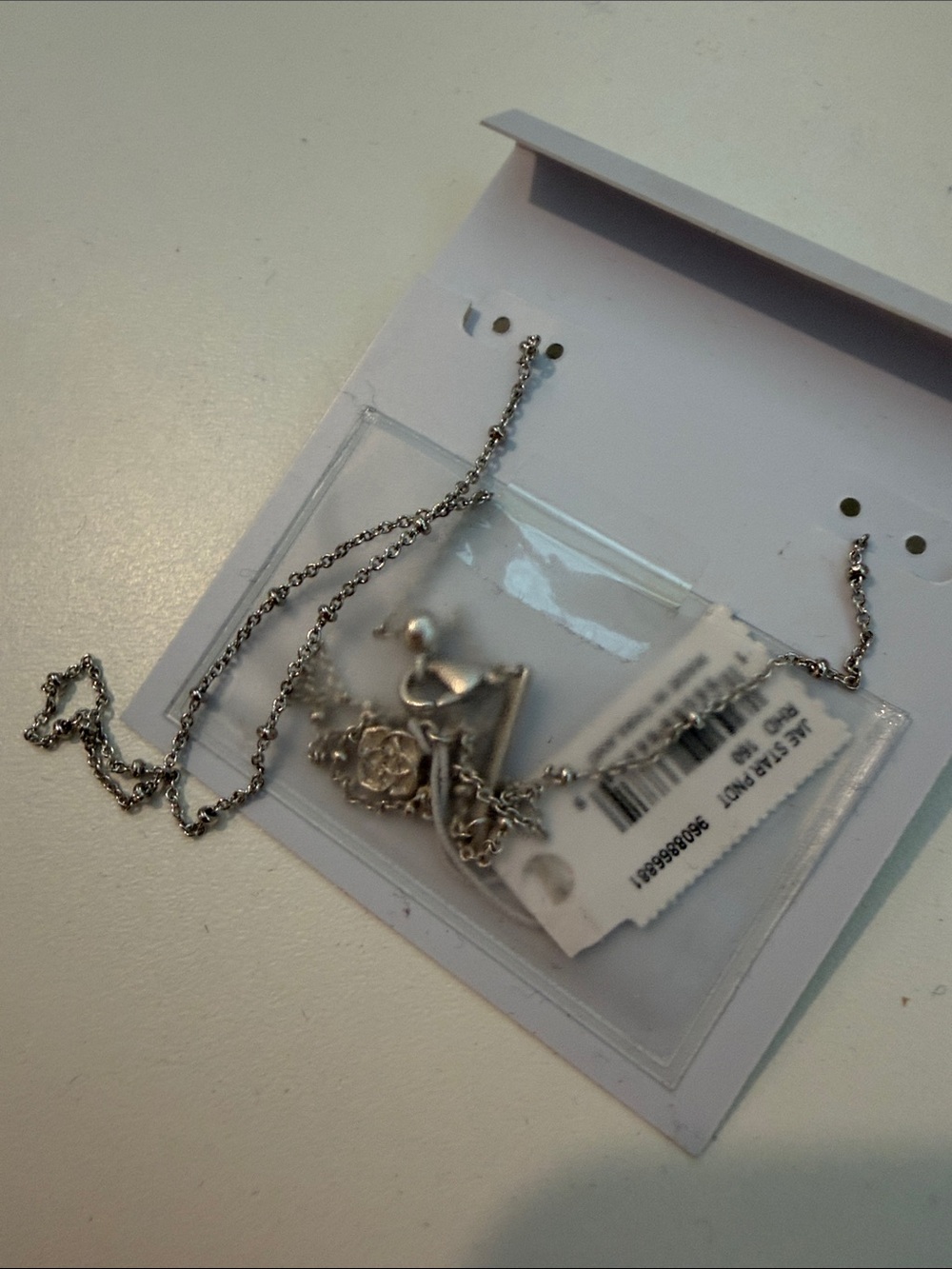 Kendra Scott Silver Star Pave Necklace with Crystal Accents - Picture 2 of 3